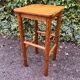 Square high stool in pine