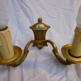 Deux appliques Lucien Gau en bronze