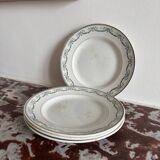 Ironstone plates St Amand