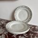 Ironstone plates St Amand
