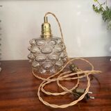 Amber glass pendant lamp Helena Tynell