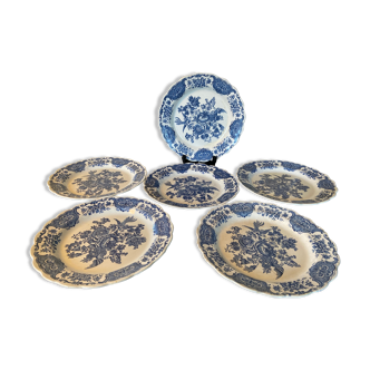 6 flat plates Ridgway