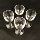 Set de 4 verres à liqueur anciens fait main