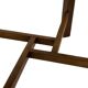 Art Deco side table walnut wood design 30's