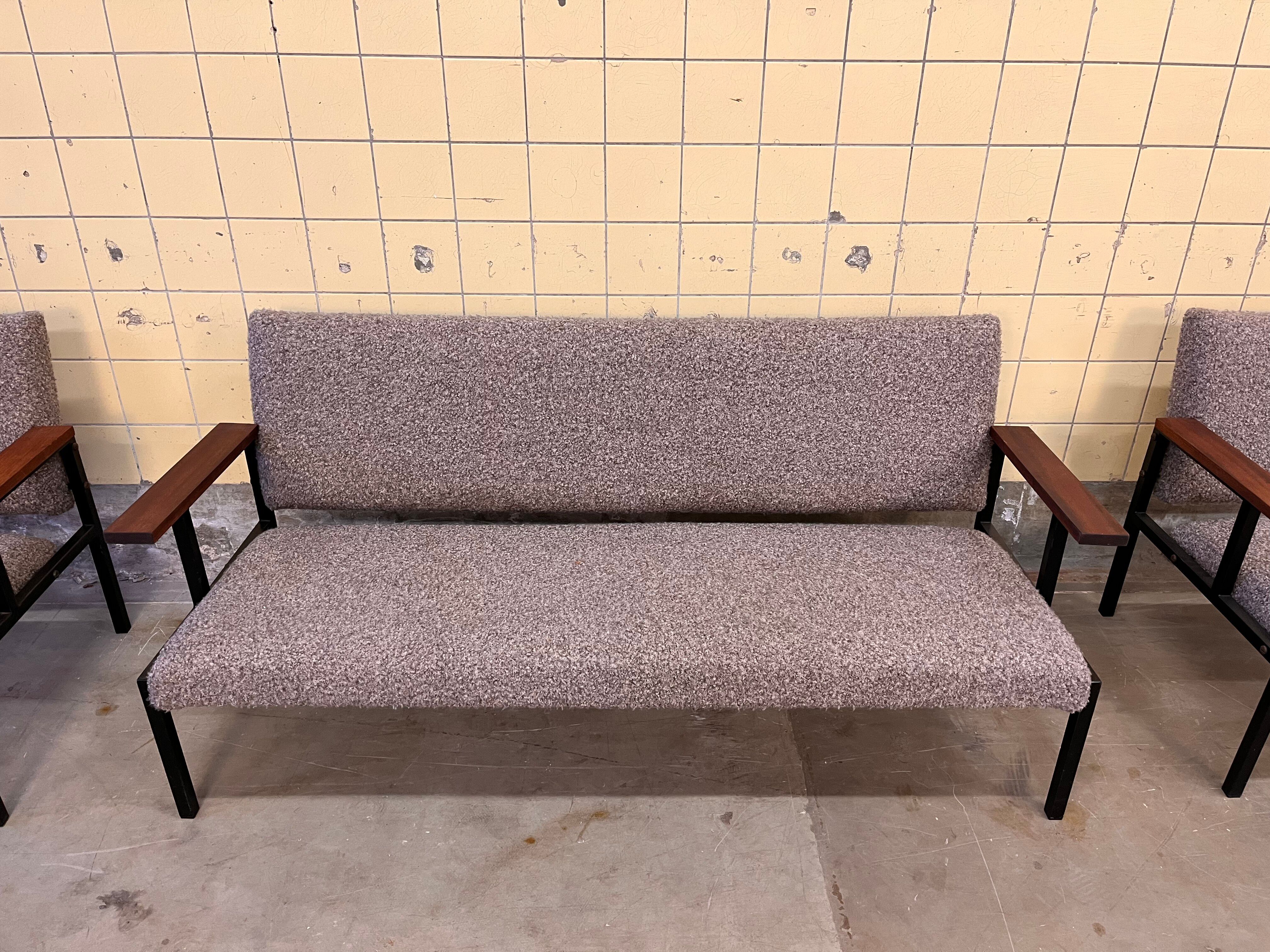 Set of three Belgian sofas