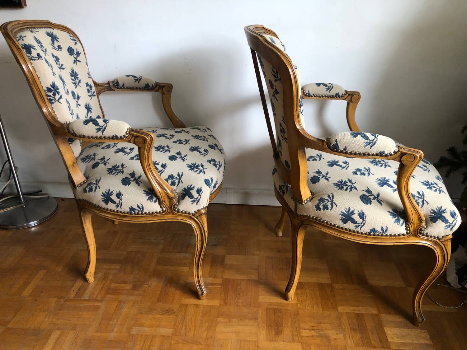 Pair of Louis XV armchairs