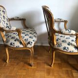 Pair of Louis XV armchairs