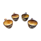 Set of 4 cups at coffee Vallauris 70