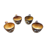 Set of 4 cups at coffee Vallauris 70