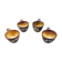 Set of 4 cups at coffee Vallauris 70