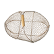 Old mesh metal basket