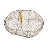 Old mesh metal basket