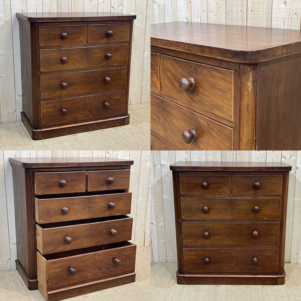 Commode victorienne xixème en acajou