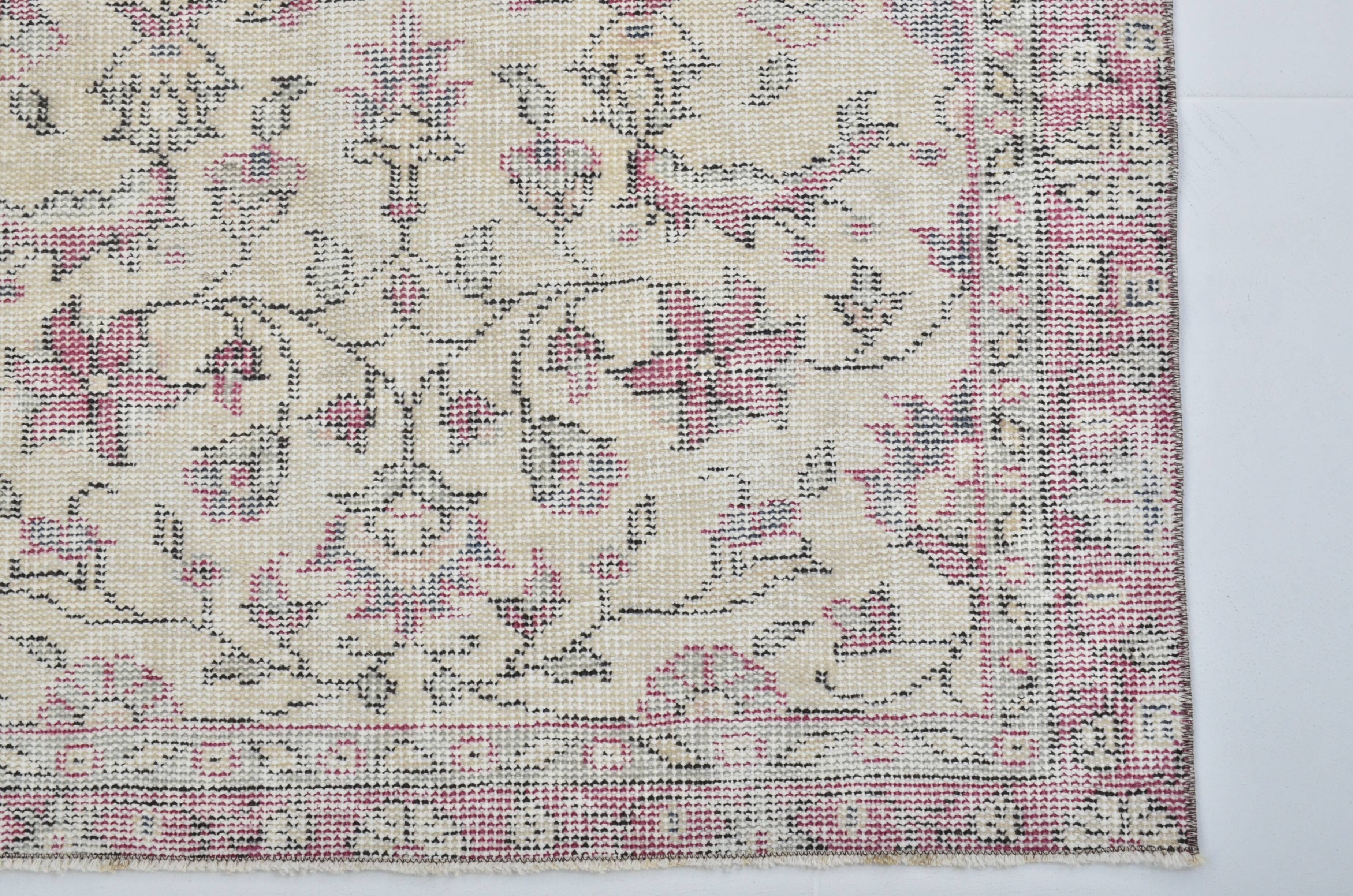 Vintage Ethnic Design Wool Carpet sku 3135