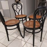 Michael Thonet 1920 Vintage Bistrot Suite 4 Chairs