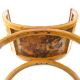 Chaise de type gondole Empire, en bois, Pologne, début du 20e siècle