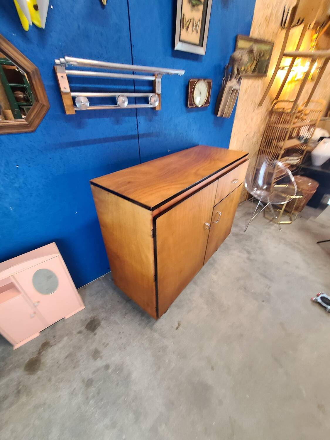 Light wood sideboard, mid-20th century