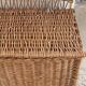 Vintage Rattan Chest Basket