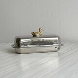 stainless steel butter dish