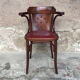 Bistro armchairs, bentwood, Scheepers, made in Belgium