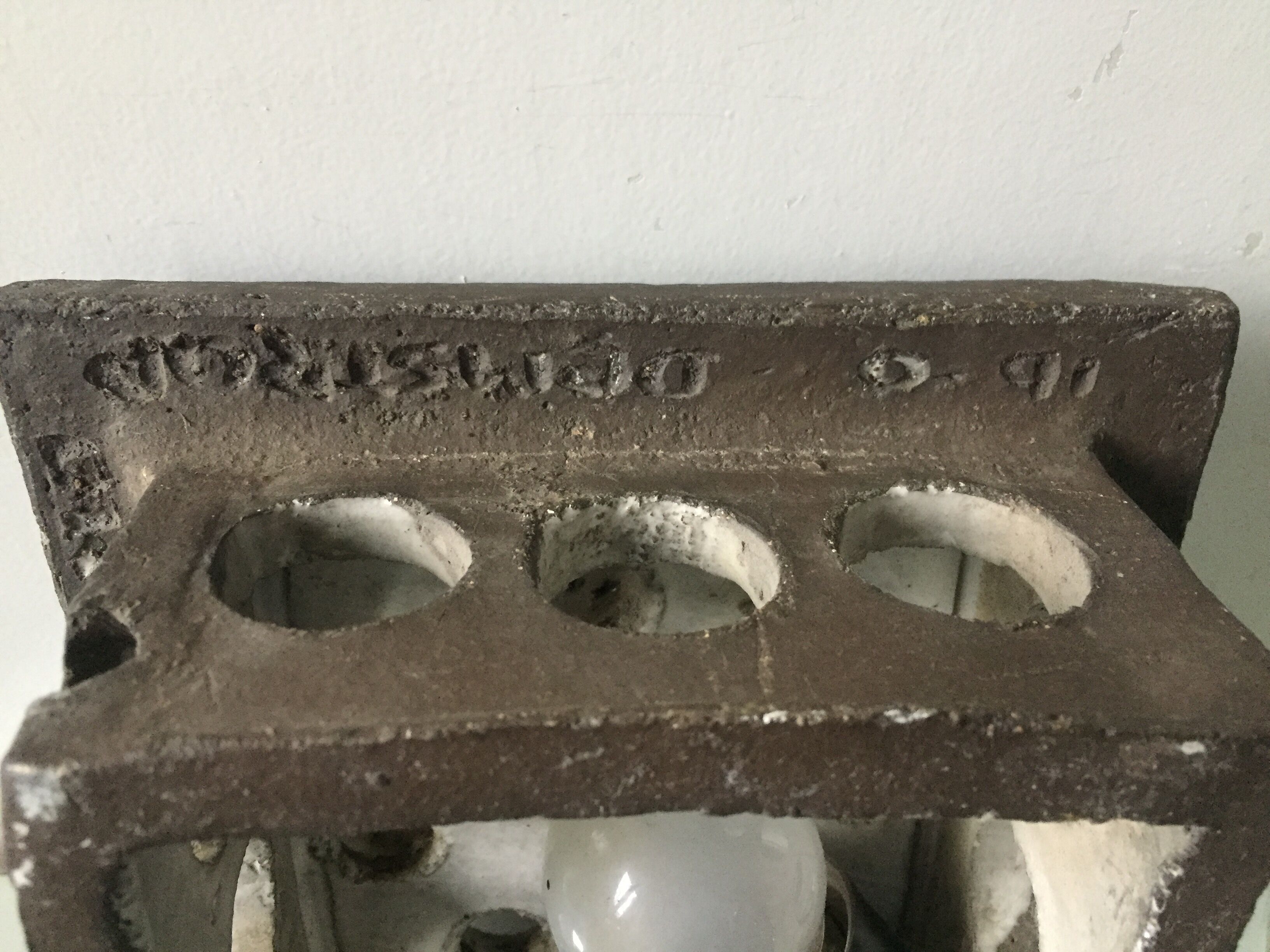 Danish Ceramic 1970’s Wall Lamp