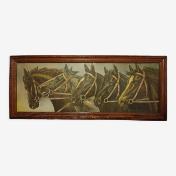 Old horses painting