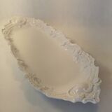 Large fish dish signed cm limoges cream / beige