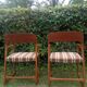 Baumann armchairs sled model