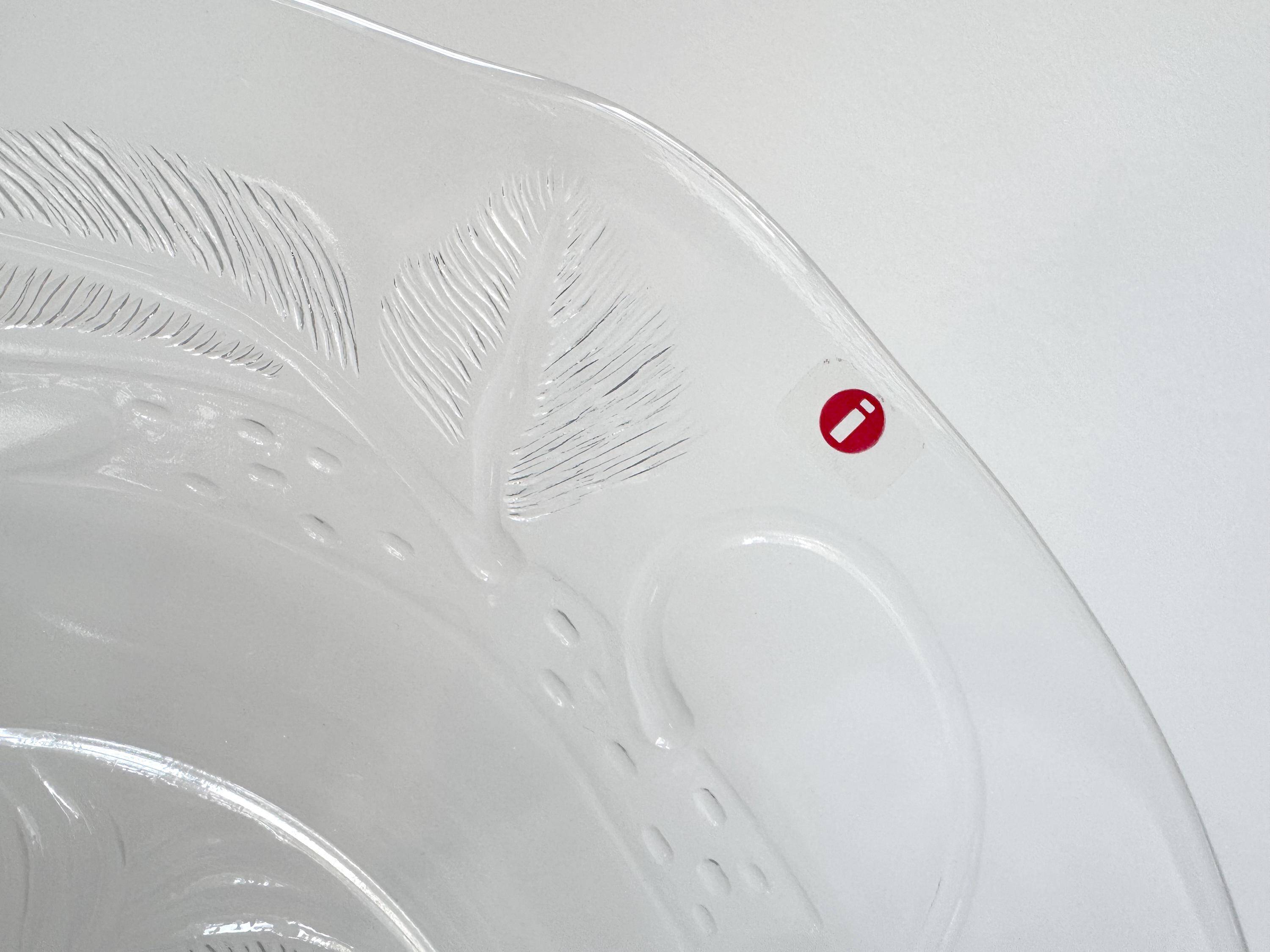 Vintage large Oiva Toikka for Iittala Pioni dish
