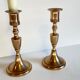 Pair of Scandinavian candle holders by scandia malm, Sweden