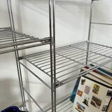 Old modular metal shelf vintage bookcase 10 design shelves from the 80s