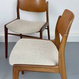 Teak Dining Chairs by Hartmut Lohmeyer for Wilkhahn, 1960s, Set of 6