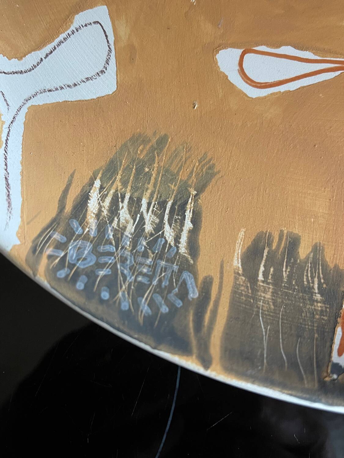 Ceramic plate signed Beretta