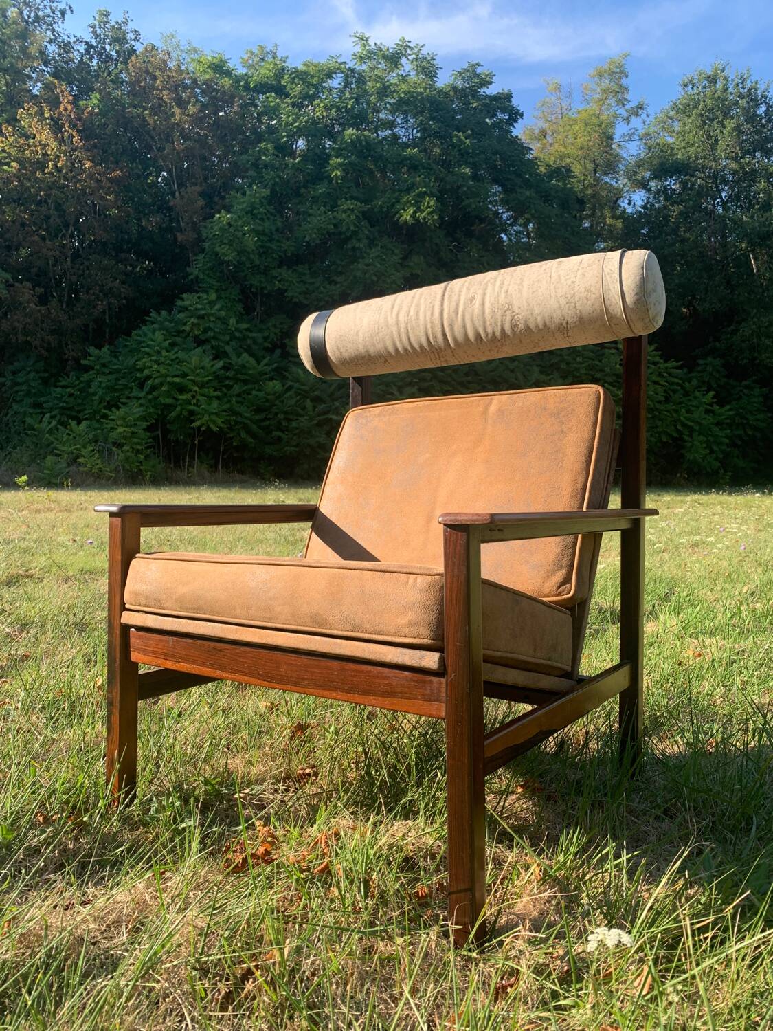 Brazilian rosewood armchair from the 60s, Tônico