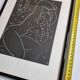 “Nude with bracelet” after Henri Matisse, Framed print from the Chalcographie du Louvre