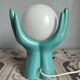 Lampe mains en céramique vintage
