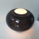 Lamp in black glass from the 1960s