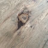 Solid oak farmhouse table