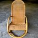 60s rocking chair rattan bamboo rocking chair
