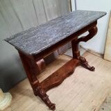 Nineteenth mahogany console