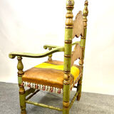 Baroque throne armchair