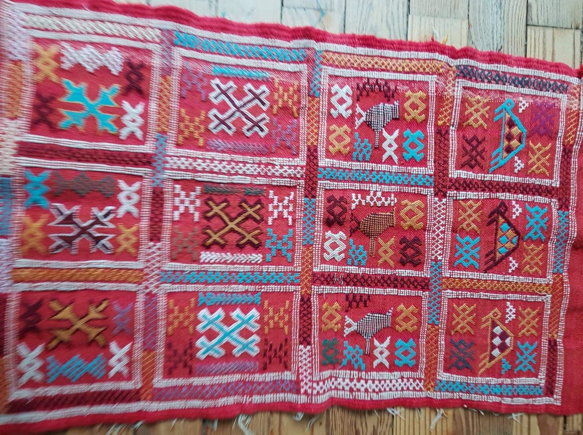 Berbere carpet kilim tribal zimour