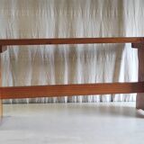 Solid wood bench - mid 20th century