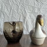 Smoked glass carafe