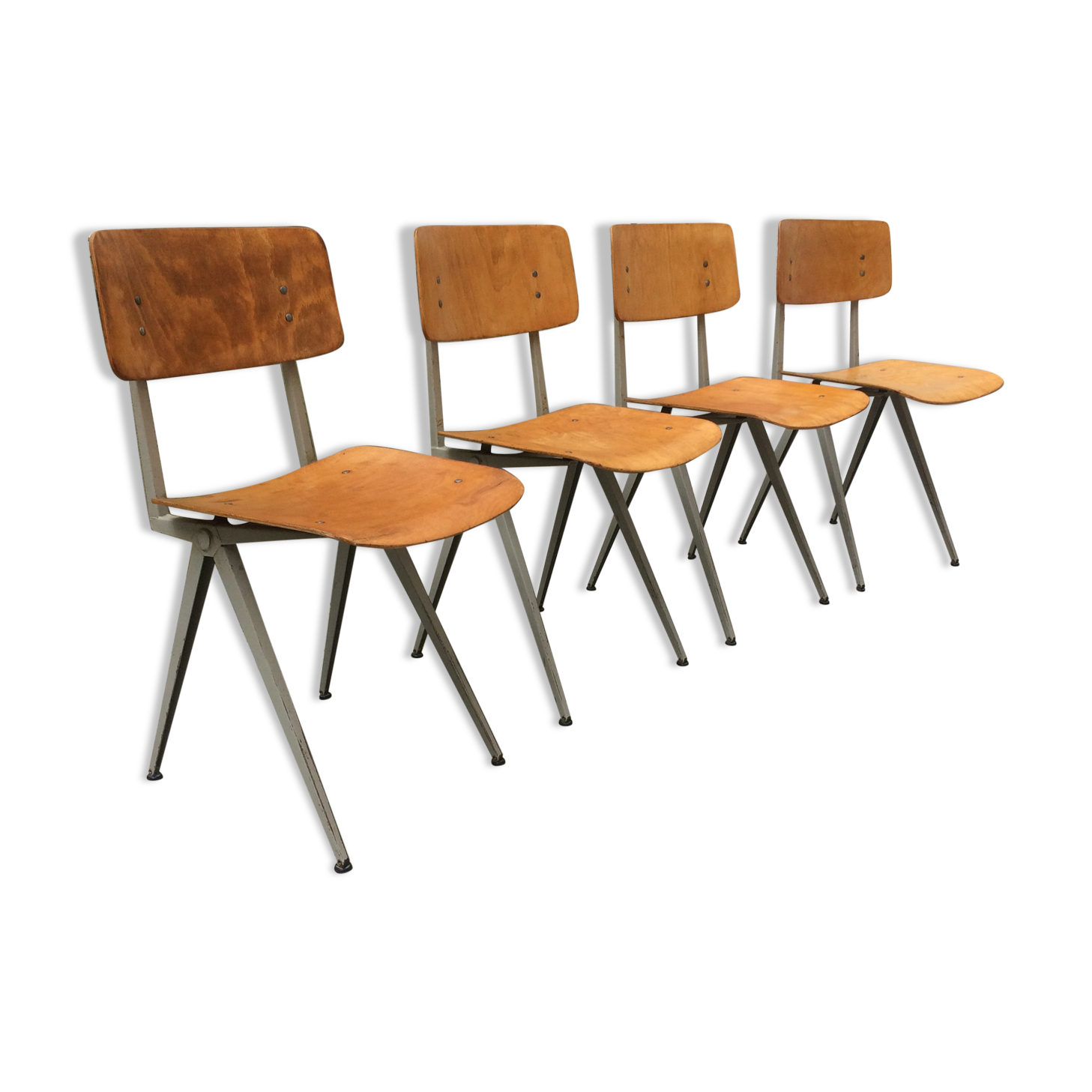 4 vintage Marko compass chairs