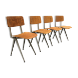 4 vintage Marko compass chairs