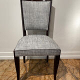 French Art Deco Dining Chairs set of 6