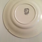 Set Of 6 Dessert Plates Representing 6 Months Of The Year. "Digoin Sarreguemines"