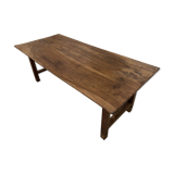 French farmhouse table in solid walnut, circa 1920