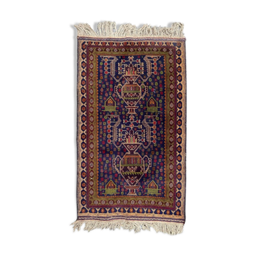 Afghan carpet Baluch vintage 148x87cm